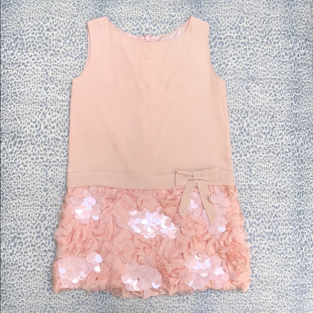 Charabia Parisian designer blush pink dress